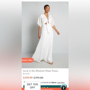 Love in the Abstract Maxi Dress